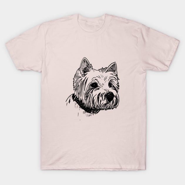 My favourite dog. T-Shirt by ElizabethArt